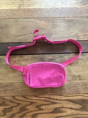 lululemon Hot Pink Crossbody Waist Pouch